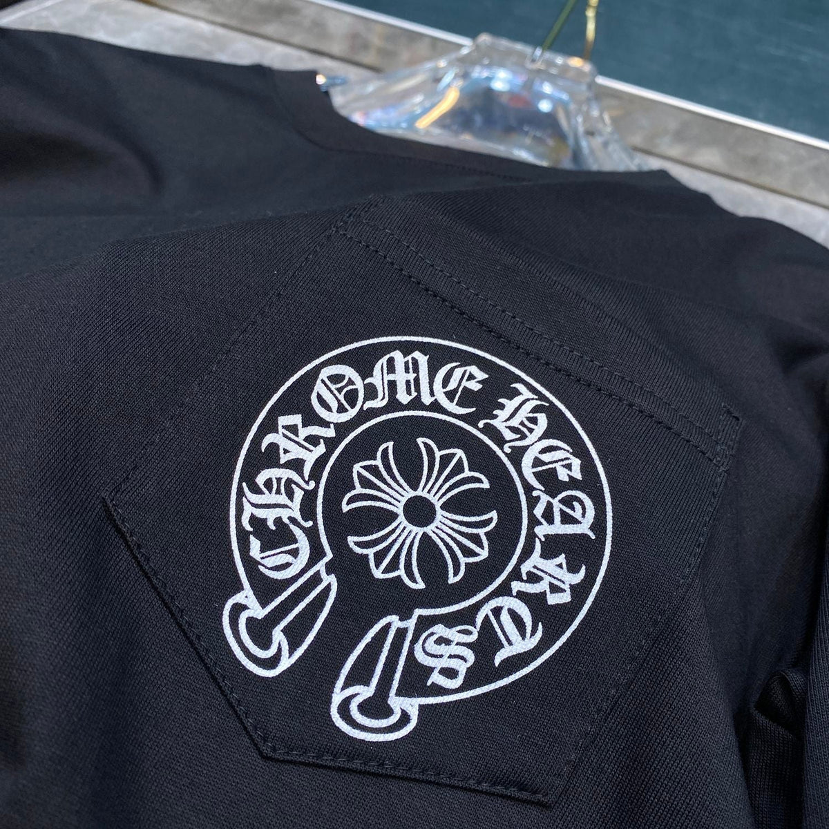 Gray chrome hearts longsleave