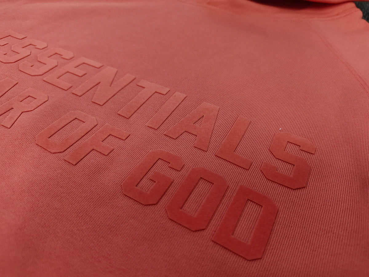 Fear of God Essentials Hoodie 'Coral'
