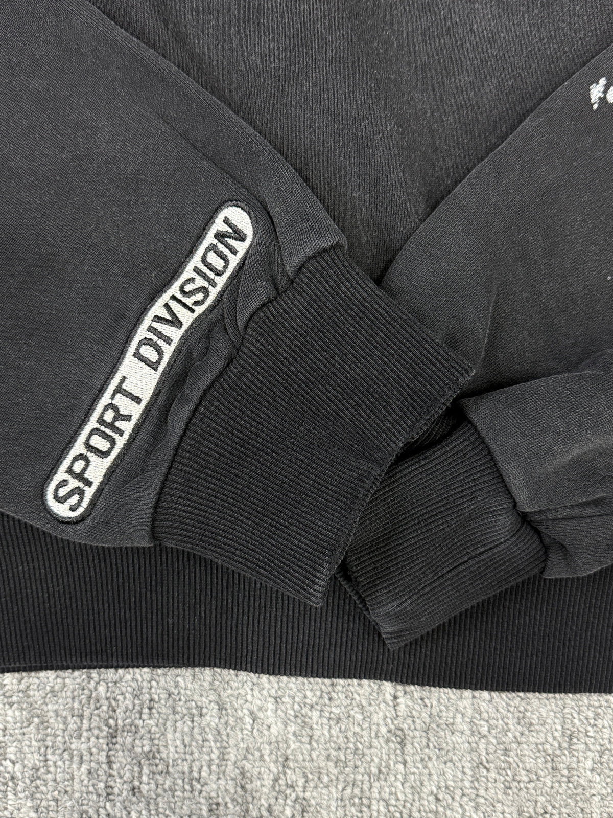 VALE FOREVER  Paint Zip Up Hoodie - Black