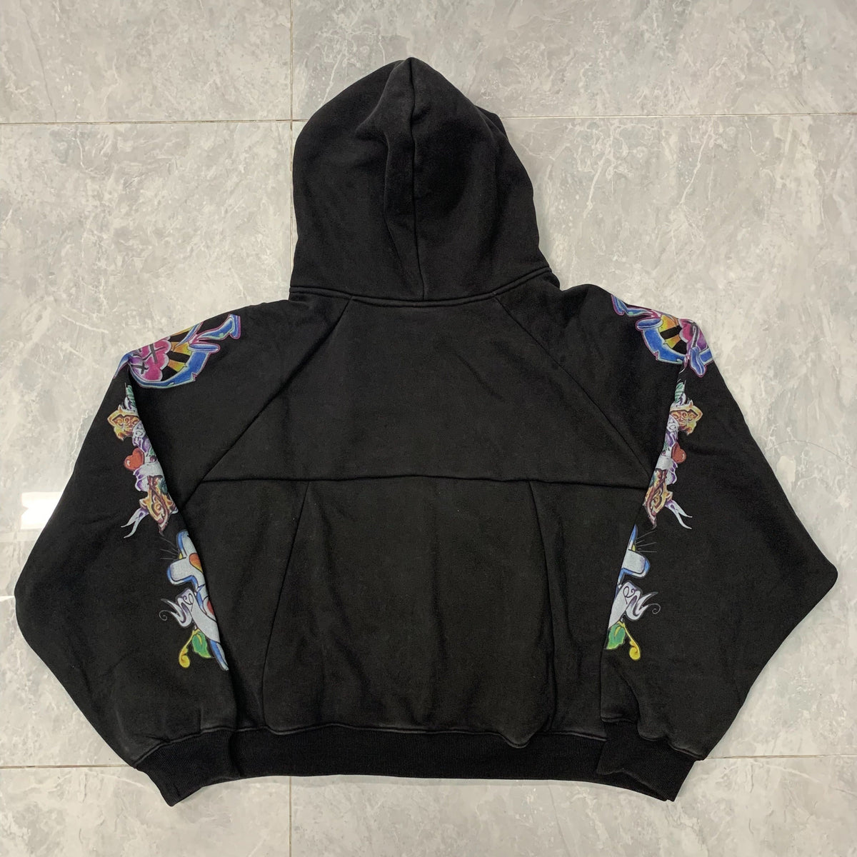 Righteous Risen King Zip Up Hoodie black