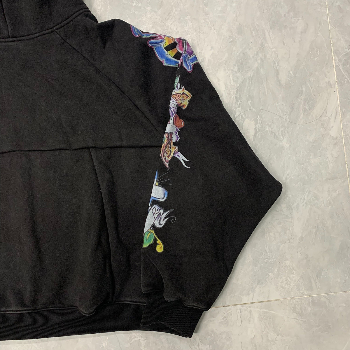 Righteous Risen King Zip Up Hoodie black
