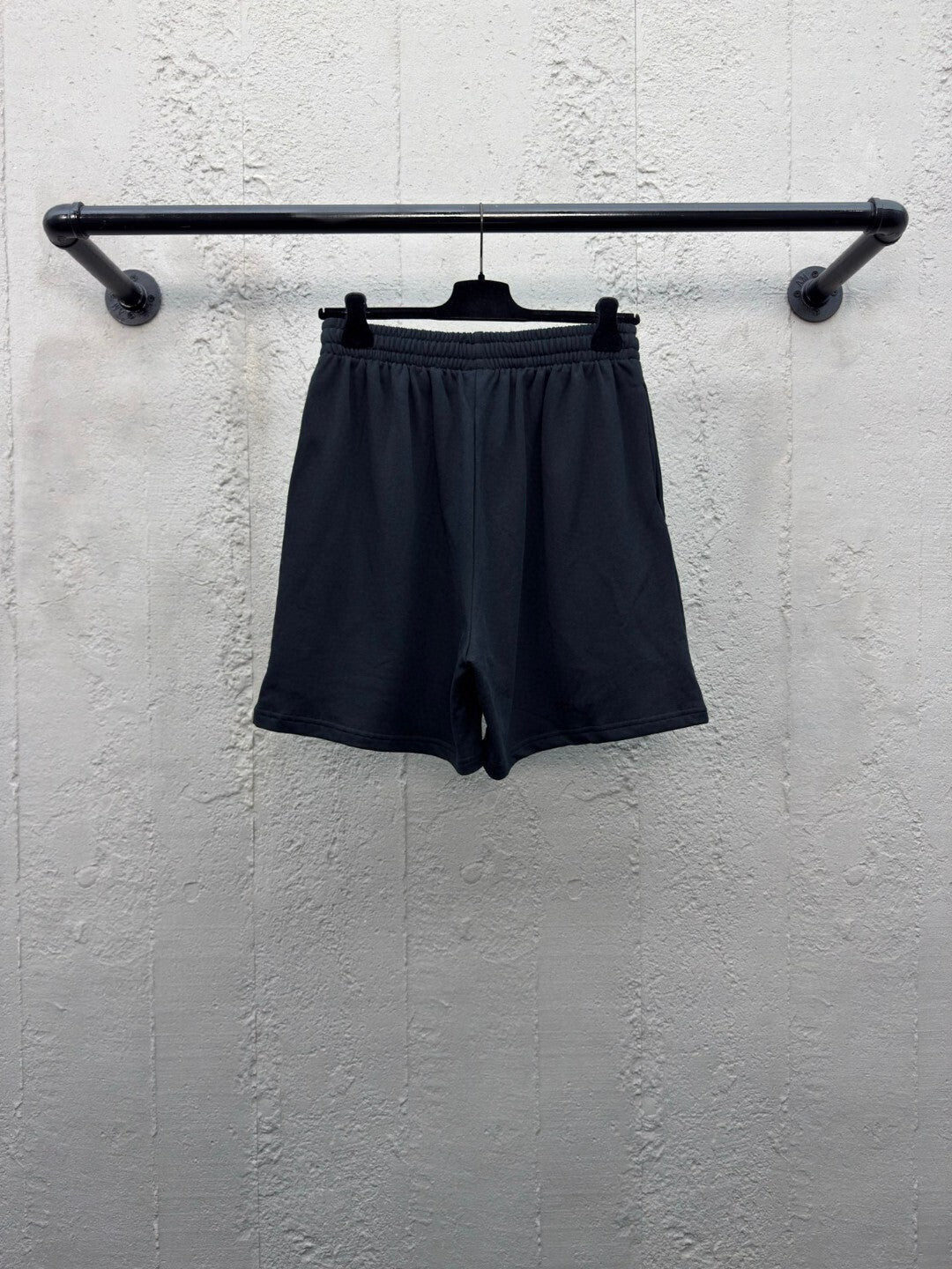 Black balenciaga shorts cotton