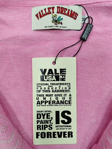 Vale Forever Classico Zip Up Hoodie 'pink'