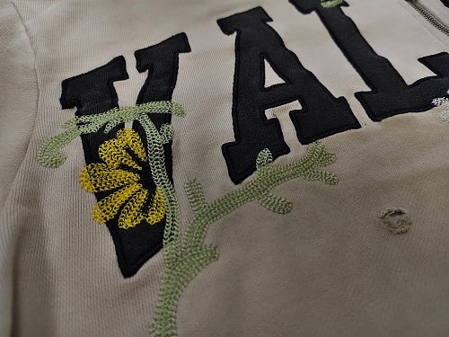 Valley Track Bone Garden Zip Up